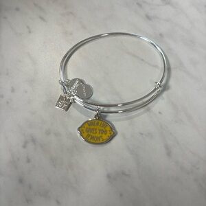 When life gives you lemons, new without tag Alex and Ani bracelet